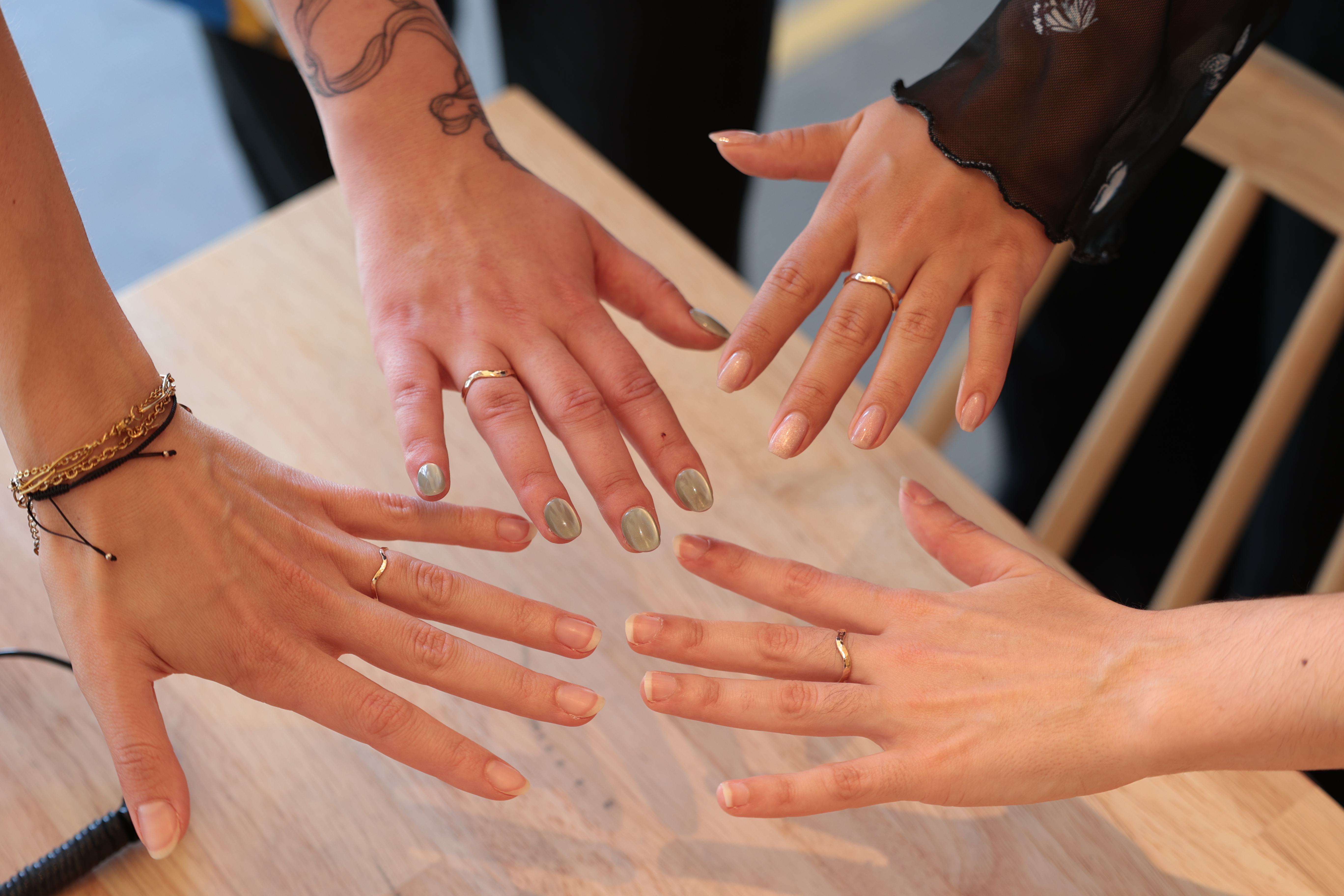 自分たちで作った指輪